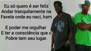 Rap da felicidade Letra  Mc Cidinho amp Doca [upl. by Enneicul]