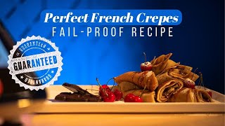 The Best French Crepes Recipe 🥞 [upl. by Netsryk106]