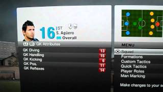 Fifa 12  Argentina Player amp Team StatsRatings  feat Messi amp Tevez  HD [upl. by Steck]