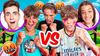 ABUSON vs MI HERMANO vs JUGADOR DEL REAL MADRID…Quien gane es novio de Abril [upl. by Aicelet623]