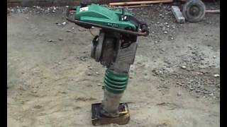 Wacker BS 600 Trench Rammer 10quot Wide Plate [upl. by Hein265]