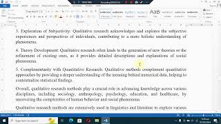 Significance of Qualitative Research Methods 2024  Englilearn [upl. by Almap]