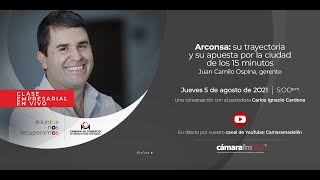 Clase Empresarial con Juan Camilo Ospina gerente de Arconsa [upl. by Lanevuj]