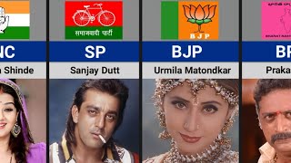 58 Indian Celebrities who Joined Politics  Indian Actors In Politics [upl. by Ecyrb]