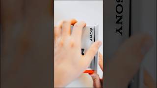 Sony ECMS1 Unboxing sony [upl. by Aihseken]