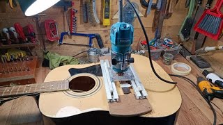 Converting RightHanded Guitar To LeftHanded [upl. by Suoicerp]