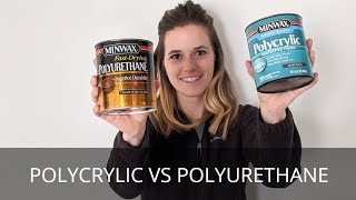 Polycrylic or Polyurethane How and When to Apply  This or That DIY  Wood Finishing Basics [upl. by Augustine79]