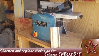 Planer Blade Sharpening  Simple Jig [upl. by Flanigan]