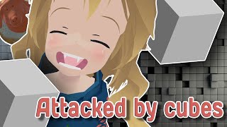 Attacked by Cubes  VRChat [upl. by Amaryl545]