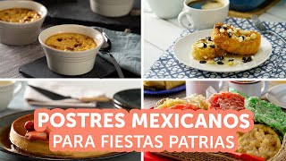 Postres mexicanos para Fiestas Patrias  Kiwilimón [upl. by Modeerf]