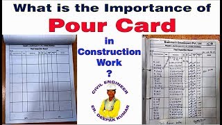 What is the Importance of Pour Card in Construction Work [upl. by Quint]