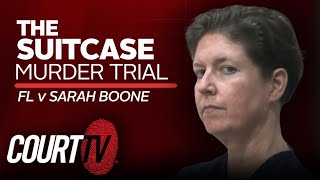 LIVE FL v Sarah Boone Day 5 Suitcase Murder Trial  Court TV [upl. by Ahsrats136]