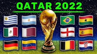 Así sería el Increible MUNDIAL 2022 si fuera Mañana según el Ranking FIFA [upl. by Anaeda]