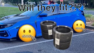 TYPE R TIRE TEST WILL A 285 FIT [upl. by Nylirac185]