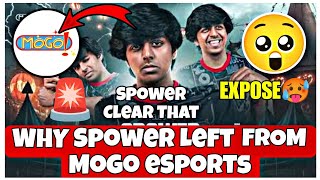 Shocking Reveal🚨Why Spower Left From Mogo eSports 😮 pubg bgmi spower contentcreator viralvideo [upl. by Landy]