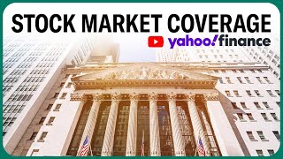 Stock market today Live coverage from Yahoo Finance [upl. by Ahtinak]