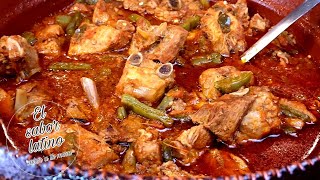 🔴Cuando Quiero Comer Algo Facil y Bien Rico Hago estas🔥Costillas De Puerco En salsa Con Nopales [upl. by Fiden250]