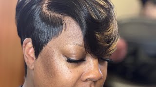 Alopecia Frontal Quick Weave 😍 [upl. by Vasya]