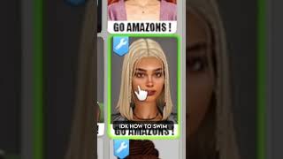 CAS TikTok Challenge Makes my Sim did i do it good 😳 shorts [upl. by Hennessey]