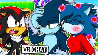 WEREHOG SONICA LOVES SONIC Sonic amp Shadow Meet Werehog Sonica VR Chat [upl. by Suriaj]