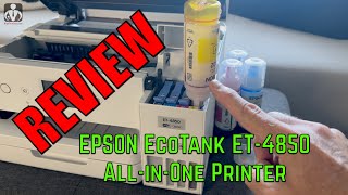 Epson EcoTank ET4850  Unboxing Features Initial Setup amp Thoughts [upl. by Coe]