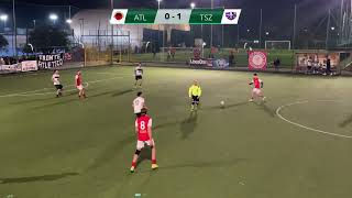 3ª giornata  Lega Calcio a 8  Serie B  Atletico Alberone  TS Zerosei  highlights [upl. by Tertias]