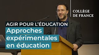 Approches expérimentales en éducation 5  Agir pour léducation 20232024 [upl. by Thurnau]