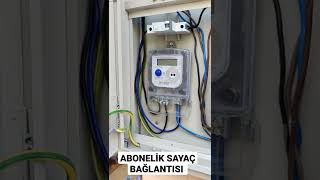 ELEKTRİK ABONELİK SAYAÇ BAĞLANTISI [upl. by Colis]