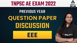 TNPSC AE EEE 2022  Previous Year Question Paper Discussion [upl. by Ishmael]