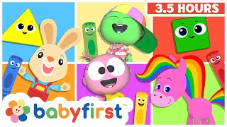 Best of BabyFirst  35 Hours of Songs Color Crew GooGoo Larry  Peekaboo amp More  BabyFirst TV [upl. by Marshal963]