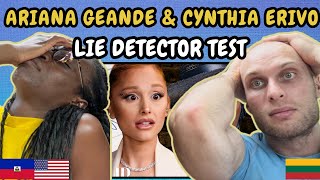 REACTION TO Ariana Grande amp Cynthia Erivo Take Lie Detector Tests  Vanity Fair FIRST TIME WATCHING [upl. by Lohcin397]