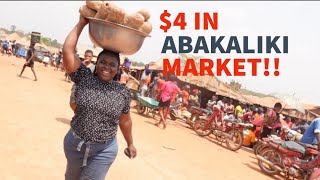 COST OF FOOD AT AN AFRICAN LOCAL MARKET IN ABAKALIKI EBONYI STATE NIGERIA [upl. by Glennon480]