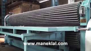 Manek  Corrugated Iron Roofing Sheet Making Machine Model CSM3660 [upl. by Tamiko]