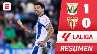 SEVILLA fue SORPRENDIDO por el LEGANÉS que ganó 10 con gol de de la Fuente  La Liga  RESUMEN [upl. by Helsie624]