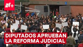 Así se aprobó la Reforma Judicial en la Cámara de Diputados  N [upl. by Grantland]