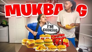 FUNNY QampA MUKBANG WITH MY ​⁠GIRLFRIEND SOMETHING IS WRONG WITH US [upl. by Ayaet]