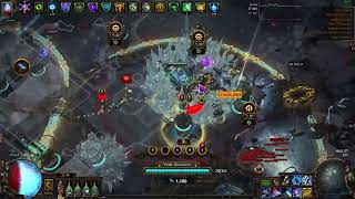 Path of Exile 325 Penance Brand of Dissipation Trickster CI VS TITANIC 4000 WISPS BLIGHT BOSSES [upl. by Nerfe]