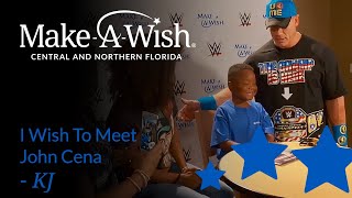 KJs Wish to Meet John Cena Comes True [upl. by Ania]