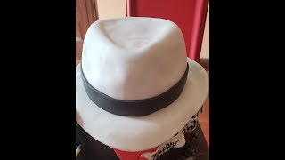 Fedora hat made with rice krispies cap n crunch treats [upl. by Hgiellek]