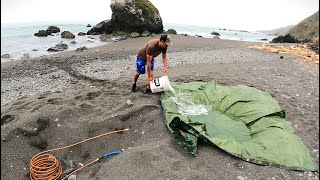 Three Days Building a Saltwater Hot Tub on the Beach [upl. by Paulie]