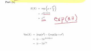 Lognormal Distribution  Worked Example [upl. by Calhoun233]