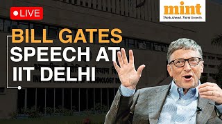 Live Bill Gates Meets IIT Delhi Students For A Session On Innovation For Public Good [upl. by Adler271]