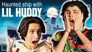 all nighter on a ghost ship with lilhuddy [upl. by Elolcin]