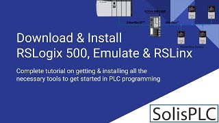 RSLogix 500 RSLogix 500 Emulate amp RSLinx Free Download from Rockwell Automation  PLC Software [upl. by Anirahc]