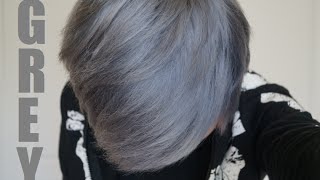 How to Dye Your Hair SilverGrey THE SAFE WAY [upl. by Rotkiv]