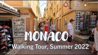 Monaco Walking Tour 4k  City ​​of Millionaires [upl. by Hy656]