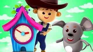 Hickory Dickory Dock  Nursery Rhymes For Kids  Baby Songs By Little Eddie [upl. by Iram]