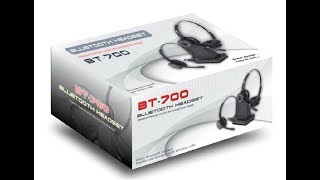 BT700 Bluetooth Headset User Guide [upl. by Clausen424]