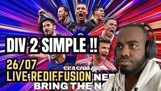 🔴 eFootball 2024 live  La div 2 est a MOOIII  Ps5 [upl. by Neelhtakyram]