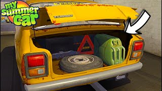 NEW SATSUMA TRUNK STORAGE UNIT  STORE SATSUMA TOOLS AND ITEMS  My Summer Car Mod 65 [upl. by Ymmas575]